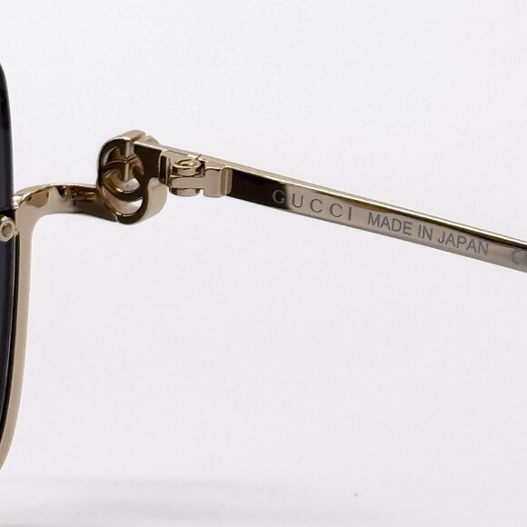NEW GUCCI GG1279S 001 GOLD/GREY WOMEN SUNGLASSES GUCCI - Picture 10 of 12